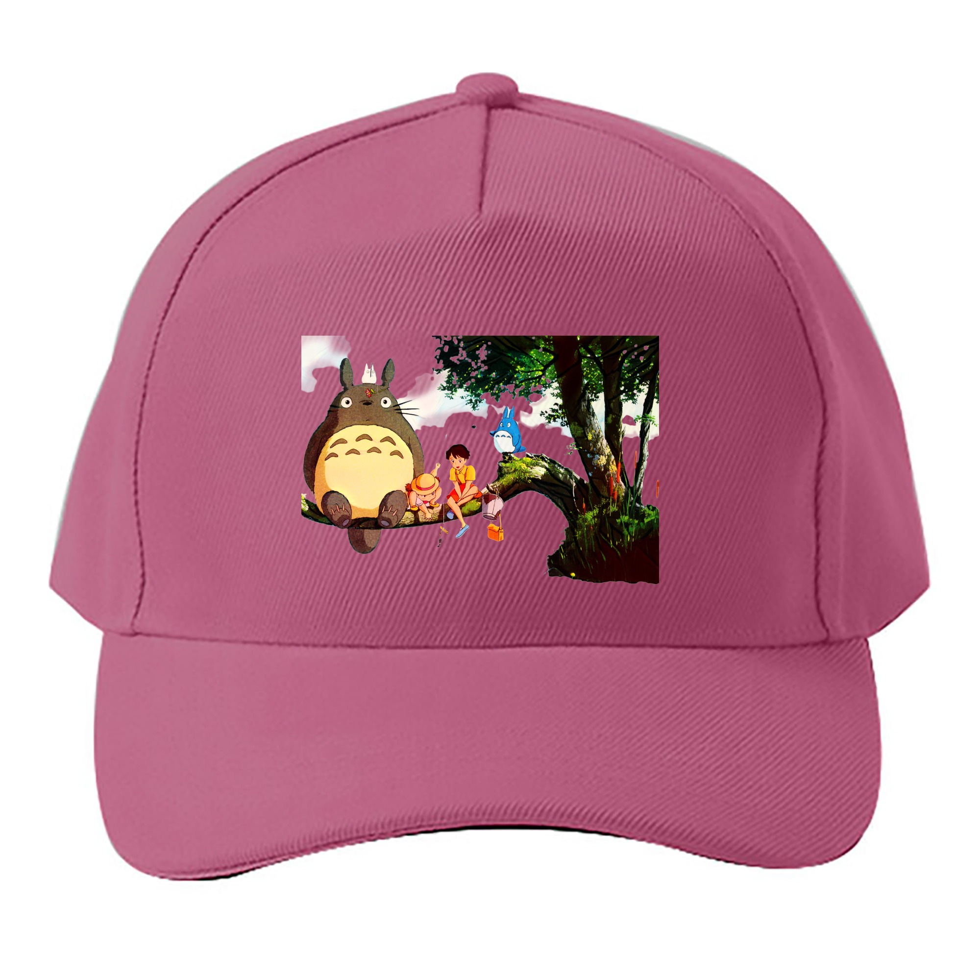 （画像用） となりのトトロ 草壁メイ 草壁サツキ My Neighbor Totoro Satsuki Kusakabe Mei Kusakabe ベースボールキャップ 綿100％ 男女兼用 帽子 スポーツ